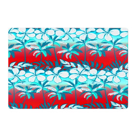 Магнитный плакат 3Х2 с принтом Tropical Fashion в Кировске, Полимерный материал с магнитным слоем | 6 деталей размером 9*9 см | Тематика изображения на принте: flower | пальмы | паттерн | цветы