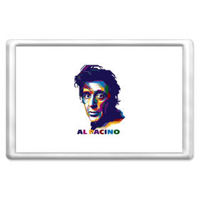 Магнит 45*70 с принтом Al Pacino в Кировске, Пластик | Размер: 78*52 мм; Размер печати: 70*45 | актёр | аль пачино | артист | звезда | кино | киноактёр | кинозвезда | кинофильм | роль