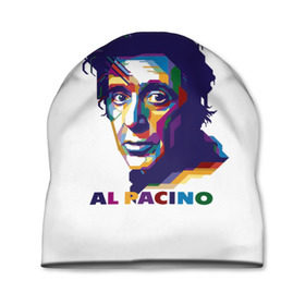 Шапка 3D с принтом Al Pacino в Кировске, 100% полиэстер | универсальный размер, печать по всей поверхности изделия | актёр | аль пачино | артист | звезда | кино | киноактёр | кинозвезда | кинофильм | роль