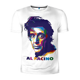 Мужская футболка 3D спортивная с принтом Al Pacino в Кировске, 100% полиэстер с улучшенными характеристиками | приталенный силуэт, круглая горловина, широкие плечи, сужается к линии бедра | актёр | аль пачино | артист | звезда | кино | киноактёр | кинозвезда | кинофильм | роль