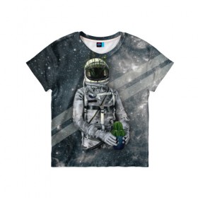Детская футболка 3D с принтом Посланник природы в Кировске, 100% гипоаллергенный полиэфир | прямой крой, круглый вырез горловины, длина до линии бедер, чуть спущенное плечо, ткань немного тянется | astronaut | cosmonaut | cosmos | galaxy | meteor | moon | planet | space | star | universe | астронавт | бесконечность | вселенная | галактика | звезды | космонавт | космос | луна