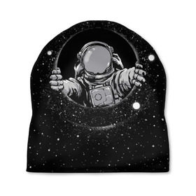 Шапка 3D с принтом Черная дыра в Кировске, 100% полиэстер | универсальный размер, печать по всей поверхности изделия | astronaut | cosmonaut | cosmos | galaxy | meteor | moon | planet | space | star | universe | астронавт | бесконечность | вселенная | галактика | космонавт | космос | черная дыра