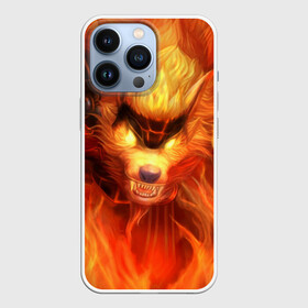 Чехол для iPhone 13 Pro с принтом Fire Wolf в Кировске,  |  | Тематика изображения на принте: league of legends | lol | warwick | wolf | варвик | волк | лига легенд | лол