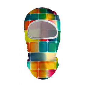 Балаклава 3D с принтом Multicolour в Кировске, 100% полиэстер, ткань с особыми свойствами — Activecool | плотность 150–180 г/м2; хорошо тянется, но при этом сохраняет форму. Закрывает шею, вокруг отверстия для глаз кайма. Единый размер | 