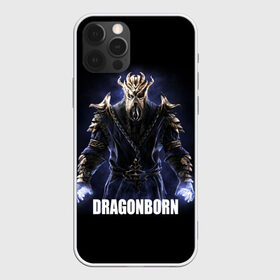 Чехол для iPhone 12 Pro Max с принтом Dragonborn в Кировске, Силикон |  | Тематика изображения на принте: game | the elder scrolls v: skyrim | драконорожденный | игра | игрок