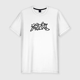 Мужская футболка премиум с принтом UNDERGROUND в Кировске, 92% хлопок, 8% лайкра | приталенный силуэт, круглый вырез ворота, длина до линии бедра, короткий рукав | graffity | hip hop | rap | underground | андеграунд | граффити | рэп | хип хоп