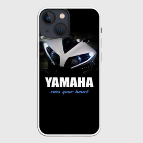 Чехол для iPhone 13 mini с принтом Yamaha в Кировске,  |  | yamaha | yzf | байк | байкер | мото | мотоцикл | мотоциклист | ямаха