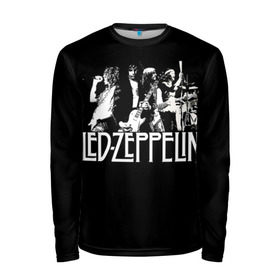 Мужской лонгслив 3D с принтом Led Zeppelin 4 в Кировске, 100% полиэстер | длинные рукава, круглый вырез горловины, полуприлегающий силуэт | led zeppelin | лед зеппелин | роберт плант