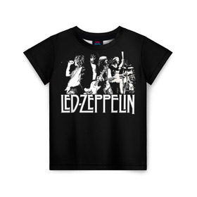 Детская футболка 3D с принтом Led Zeppelin 4 в Кировске, 100% гипоаллергенный полиэфир | прямой крой, круглый вырез горловины, длина до линии бедер, чуть спущенное плечо, ткань немного тянется | Тематика изображения на принте: led zeppelin | лед зеппелин | роберт плант