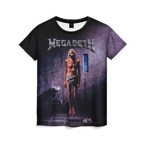 Женская футболка 3D с принтом Megadeth 7 в Кировске, 100% полиэфир ( синтетическое хлопкоподобное полотно) | прямой крой, круглый вырез горловины, длина до линии бедер | megadeth | дирк вербурен | дэвид эллефсон | дэйв мастейн | кико лоурейро | мегадэт