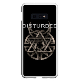 Чехол для Samsung S10E с принтом Disturbed 2 в Кировске, Силикон | Область печати: задняя сторона чехла, без боковых панелей | Тематика изображения на принте: disturbed | donegan | draiman | moyer | wengren | венгрен | дистурбед | дониган | дрейман | мойер | хард рок