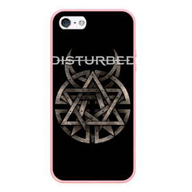 Чехол для iPhone 5/5S матовый с принтом Disturbed 2 в Кировске, Силикон | Область печати: задняя сторона чехла, без боковых панелей | disturbed | donegan | draiman | moyer | wengren | венгрен | дистурбед | дониган | дрейман | мойер | хард рок