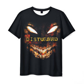 Мужская футболка 3D с принтом Disturbed 4 в Кировске, 100% полиэфир | прямой крой, круглый вырез горловины, длина до линии бедер | disturbed | donegan | draiman | moyer | wengren | венгрен | дистурбед | дониган | дрейман | мойер | хард рок