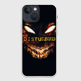 Чехол для iPhone 13 mini с принтом Disturbed 4 в Кировске,  |  | disturbed | donegan | draiman | moyer | wengren | венгрен | дистурбед | дониган | дрейман | мойер | хард рок