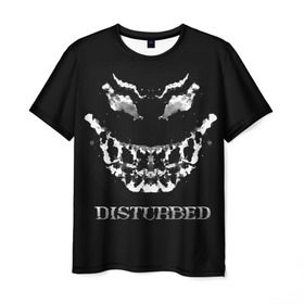 Мужская футболка 3D с принтом Disturbed 5 в Кировске, 100% полиэфир | прямой крой, круглый вырез горловины, длина до линии бедер | disturbed | donegan | draiman | moyer | wengren | венгрен | дистурбед | дониган | дрейман | мойер | хард рок