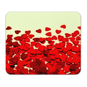 Коврик прямоугольный с принтом valentine`s day в Кировске, натуральный каучук | размер 230 х 185 мм; запечатка лицевой стороны | 14 февраля | valentines day | день влюбленных | игрушка | любовь | сердечки | сердце