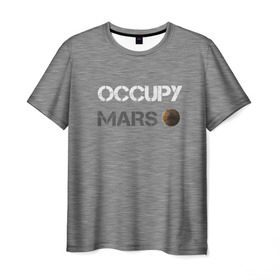 Мужская футболка 3D с принтом Захвати Марс в Кировске, 100% полиэфир | прямой крой, круглый вырез горловины, длина до линии бедер | mars | space x | илон маск | марс | планеты | спэйс икс
