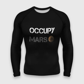 Мужской рашгард 3D с принтом Захвати Марс в Кировске,  |  | mars | space x | илон маск | марс | планеты | спэйс икс