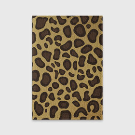 Обложка для паспорта матовая кожа с принтом Пантера в Кировске, натуральная матовая кожа | размер 19,3 х 13,7 см; прозрачные пластиковые крепления | леопард | пятна | текстура