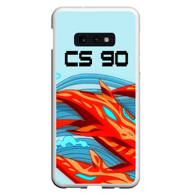 Чехол для Samsung S10E с принтом CS GO Aquamarine Revenge в Кировске, Силикон | Область печати: задняя сторона чехла, без боковых панелей | cs go | global offensive | контр страйк аквамарин | шутер