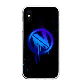 Чехол для iPhone XS Max матовый с принтом csgo - EnVyUs (Black collection) в Кировске, Силикон | Область печати: задняя сторона чехла, без боковых панелей | Тематика изображения на принте: cs | csgo | envyus | го | кс