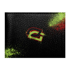 Обложка для студенческого билета с принтом cs:go - OpTic gaming (Black collection) в Кировске, натуральная кожа | Размер: 11*8 см; Печать на всей внешней стороне | Тематика изображения на принте: csgo | optic | ксго | оптик