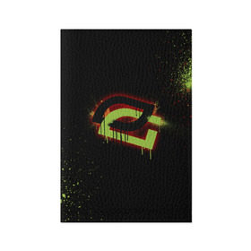 Обложка для паспорта матовая кожа с принтом cs:go - OpTic gaming (Black collection) в Кировске, натуральная матовая кожа | размер 19,3 х 13,7 см; прозрачные пластиковые крепления | Тематика изображения на принте: csgo | optic | ксго | оптик