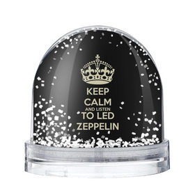 Снежный шар с принтом Led Zeppelin в Кировске, Пластик | Изображение внутри шара печатается на глянцевой фотобумаге с двух сторон | led zeppelin