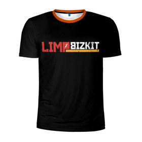 Мужская футболка 3D спортивная с принтом Limp Bizkit в Кировске, 100% полиэстер с улучшенными характеристиками | приталенный силуэт, круглая горловина, широкие плечи, сужается к линии бедра | fred durst | limp bizkit | лим бискит | фред дерст