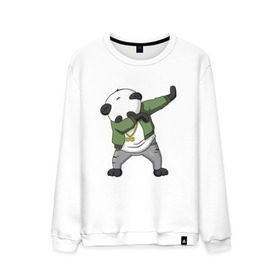 Мужской свитшот хлопок с принтом Panda dab в Кировске, 100% хлопок |  | dab | dab n dance | panda dab | панда