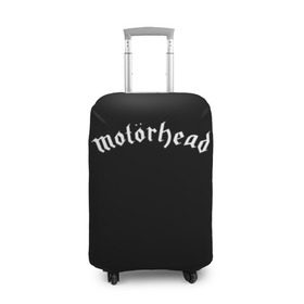 Чехол для чемодана 3D с принтом Motorhead в Кировске, 86% полиэфир, 14% спандекс | двустороннее нанесение принта, прорези для ручек и колес | motorhead | моторхэд