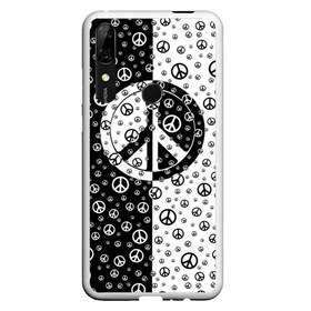 Чехол для Honor P Smart Z с принтом Peace Symbol в Кировске, Силикон | Область печати: задняя сторона чехла, без боковых панелей | Тематика изображения на принте: love | peace | symbol | знак | любовь | мир | пацифик | пацифика | сигнал | символ | хиппи