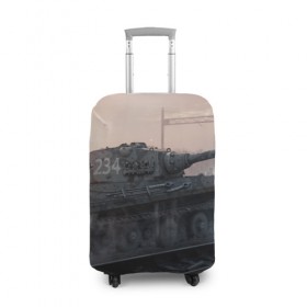 Чехол для чемодана 3D с принтом Танки в Кировске, 86% полиэфир, 14% спандекс | двустороннее нанесение принта, прорези для ручек и колес | американские | война | игры | немецкий | танки