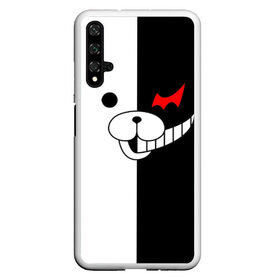 Чехол для Honor 20 с принтом Monokuma в Кировске, Силикон | Область печати: задняя сторона чехла, без боковых панелей | danganronpa | monokuma | данганронпа