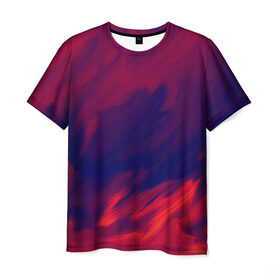 Мужская футболка 3D с принтом Paint Background в Кировске, 100% полиэфир | прямой крой, круглый вырез горловины, длина до линии бедер | абстракция | потертость | размытые | текстуры | цветные