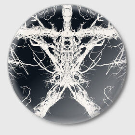 Значок с принтом Ведьма из Блэр в Кировске,  металл | круглая форма, металлическая застежка в виде булавки | Тематика изображения на принте: 