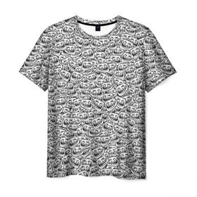 Мужская футболка 3D с принтом Мегатролль в Кировске, 100% полиэфир | прямой крой, круглый вырез горловины, длина до линии бедер | face | troll | trollface | интернет | лицо | мем | тролль