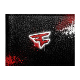 Обложка для студенческого билета с принтом cs:go - Faze clan (Black collection) в Кировске, натуральная кожа | Размер: 11*8 см; Печать на всей внешней стороне | black | clan | csgo | faze | ксго | фейз