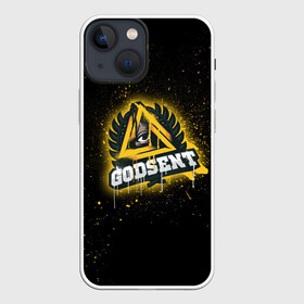 Чехол для iPhone 13 mini с принтом cs:go   Godsent (Black collection) в Кировске,  |  | Тематика изображения на принте: black | csgo | godsent | годсент | ксго