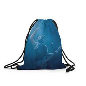 Рюкзак-мешок 3D с принтом Blue в Кировске, 100% полиэстер | плотность ткани — 200 г/м2, размер — 35 х 45 см; лямки — толстые шнурки, застежка на шнуровке, без карманов и подкладки | skillet