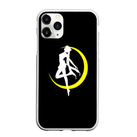 Чехол для iPhone 11 Pro Max матовый с принтом Сейлор Мун в Кировске, Силикон |  | logo | moon | девушка | детство | желтый | луна | мультик | мультики | черный