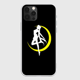 Чехол для iPhone 12 Pro Max с принтом Сейлор Мун в Кировске, Силикон |  | Тематика изображения на принте: logo | moon | девушка | детство | желтый | луна | мультик | мультики | черный