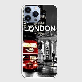 Чехол для iPhone 13 Pro Max с принтом Улицы Лондона в Кировске,  |  | bus | city | england | evening | lights | london | night | street | two storey | united kingdom | автобус | англия | великобритания | вечер | город | двухэтажный | лондон | ночь | огни | улица