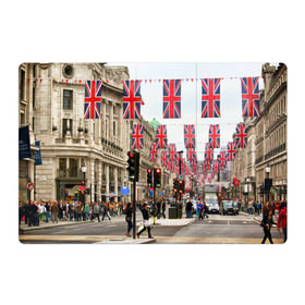 Магнитный плакат 3Х2 с принтом Улицы Лондона в Кировске, Полимерный материал с магнитным слоем | 6 деталей размером 9*9 см | Тематика изображения на принте: city | england | flags | london | moving | pedestrians | people | street | traffic lights | united kingdom | англия | великобритания | город | лондон | люди | переход | пешеходы | светофоры | улица | флаги