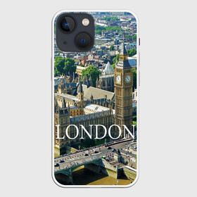 Чехол для iPhone 13 mini с принтом Улицы Лондона в Кировске,  |  | city | england | london | united kingdom | англия | великобритания | город | лондон
