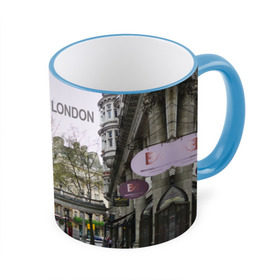 Кружка 3D с принтом Улицы Лондона в Кировске, керамика | ёмкость 330 мл | Тематика изображения на принте: boulevard | city | england | london | street | united kingdom | англия | бульвар | великобритания | город | лондон | улица