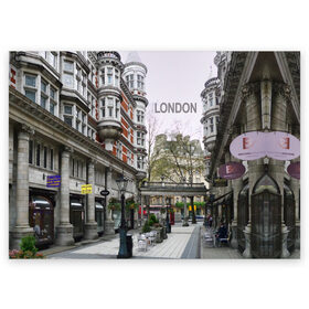 Поздравительная открытка с принтом Улицы Лондона в Кировске, 100% бумага | плотность бумаги 280 г/м2, матовая, на обратной стороне линовка и место для марки
 | Тематика изображения на принте: boulevard | city | england | london | street | united kingdom | англия | бульвар | великобритания | город | лондон | улица