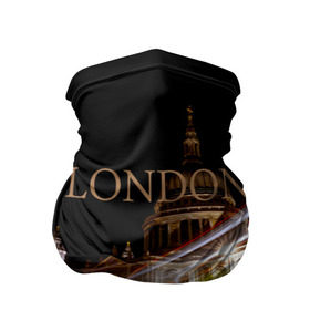 Бандана-труба 3D с принтом Улицы Лондона в Кировске, 100% полиэстер, ткань с особыми свойствами — Activecool | плотность 150‒180 г/м2; хорошо тянется, но сохраняет форму | city | england | lights | london | night | street | united kingdom | англия | великобритания | город | лондон | ночь | огни | улица