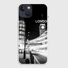 Чехол для iPhone 13 с принтом Улицы Лондона в Кировске,  |  | england | lights | london | night | street | united kingdom | англия | великобритания | лондон | ночь | огни | улица