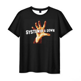 Мужская футболка 3D с принтом System of a down в Кировске, 100% полиэфир | прямой крой, круглый вырез горловины, длина до линии бедер | soad | system of a down